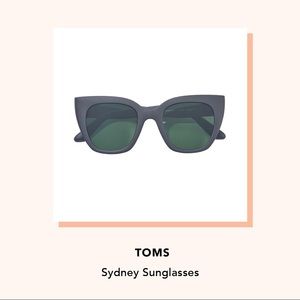 TOMS Sydney Matte Sunglasses with protective pouch